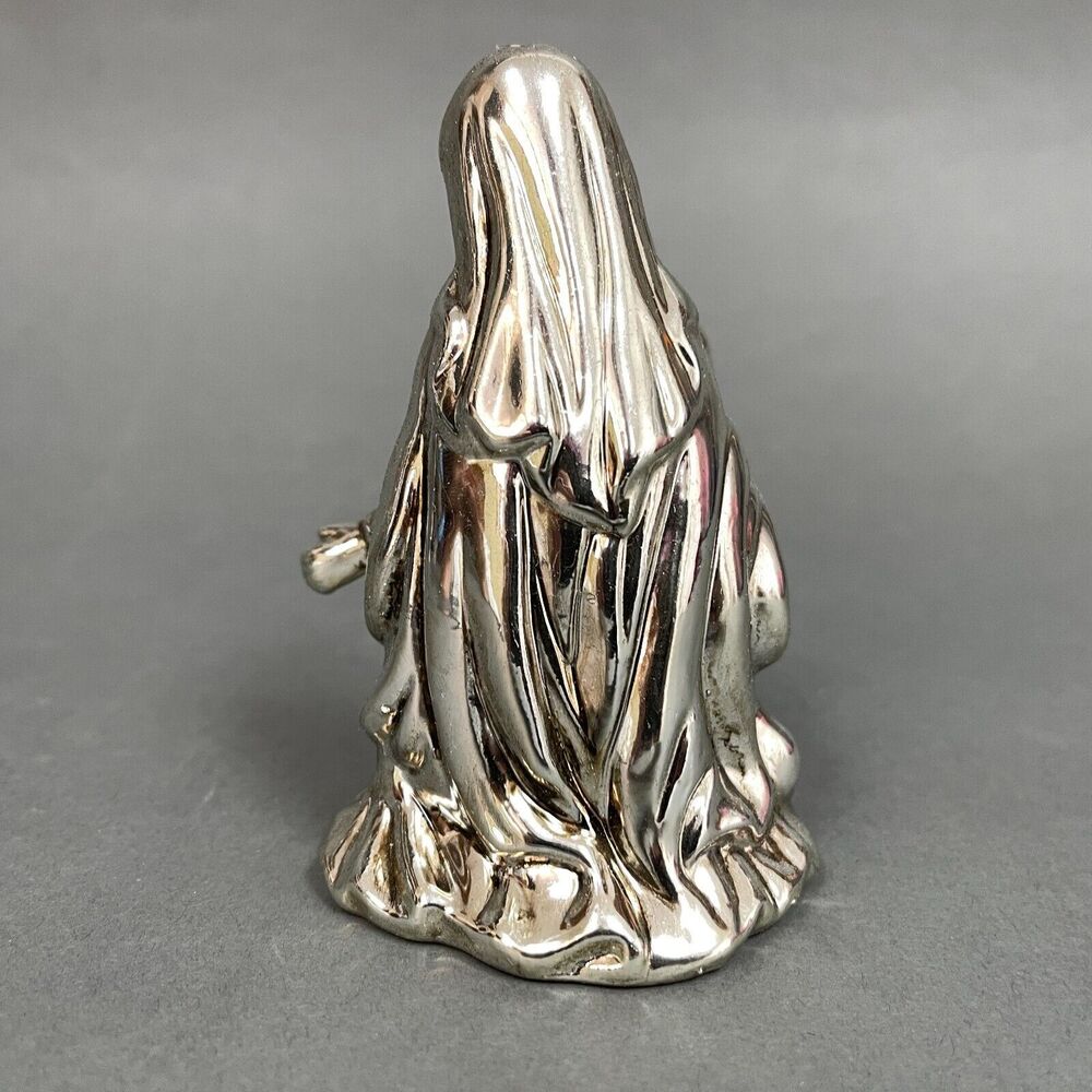 Home for the Holidays Porcelain Nativity Mary Figure Replacement Silver-tone - Picture 3 of 5